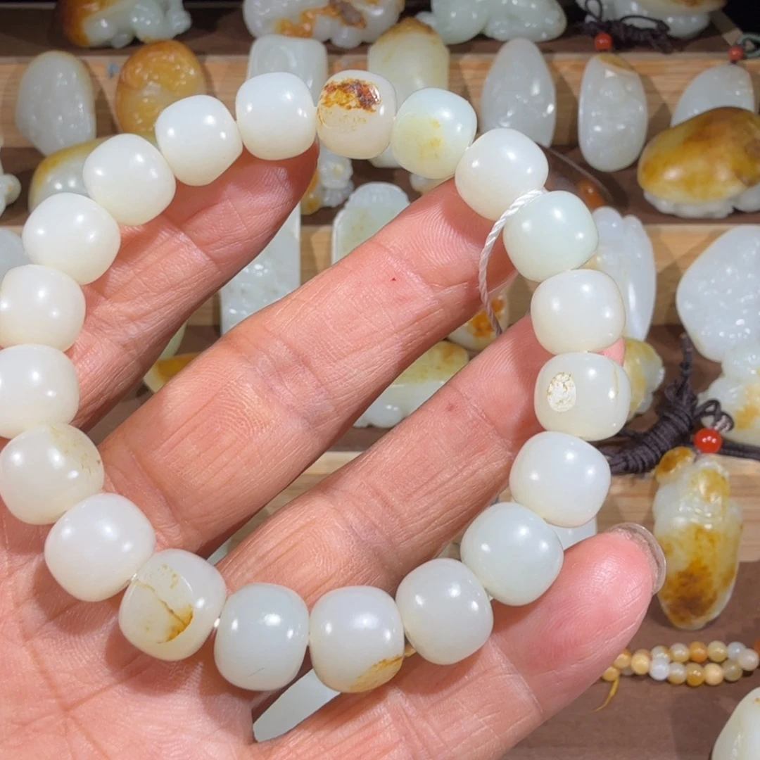 其***实和田玉未镶嵌手链