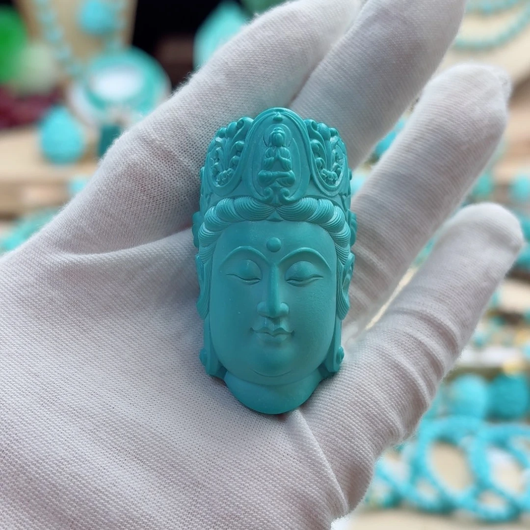 绿松石未镶嵌珠宝奇石