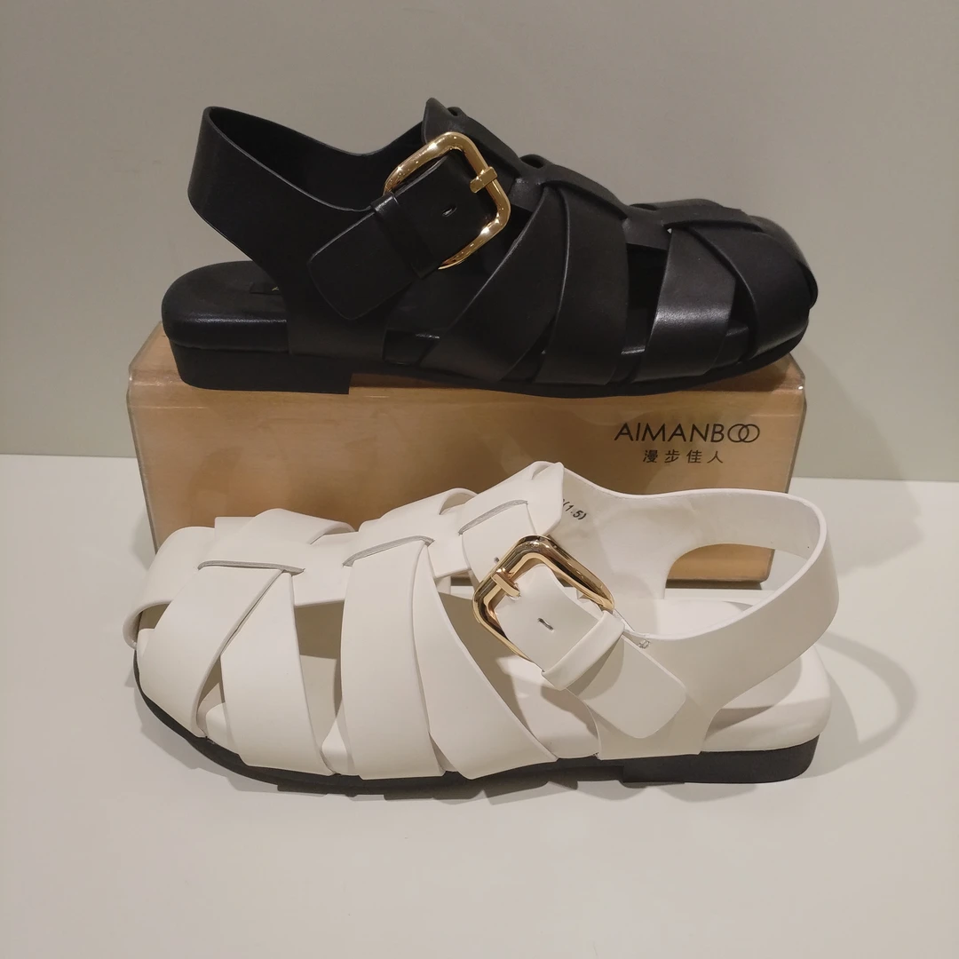 225335302漫步佳人2025夏季包头凉鞋