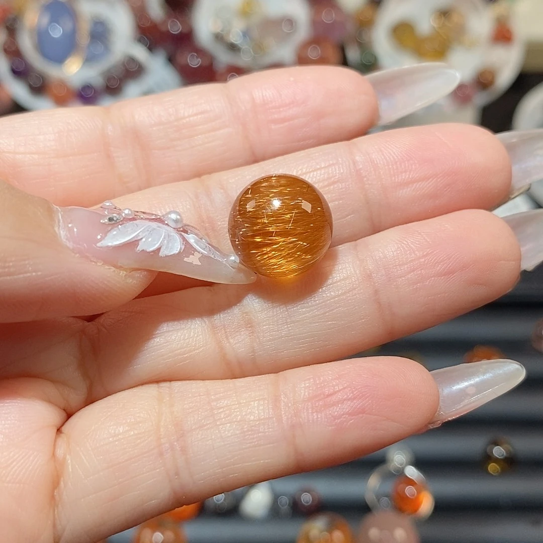 水晶珠宝半成品未镶嵌完****）铜发单珠