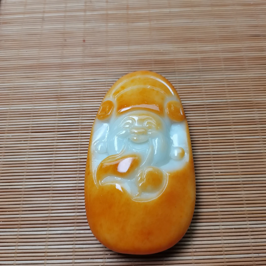 新疆和田玉财神爷200克