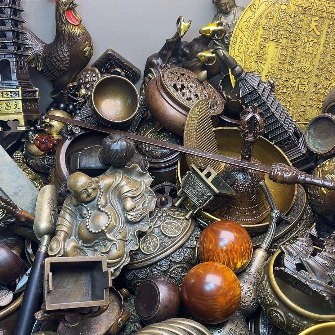 精美铜器工艺品等