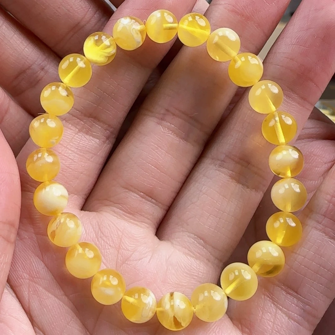 琥珀裸石未镶嵌蜜蜡