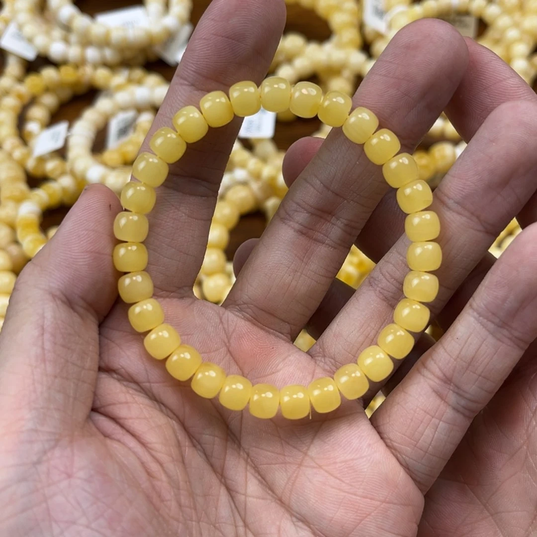 蜜蜡手串未镶嵌蜜蜡手串7mm