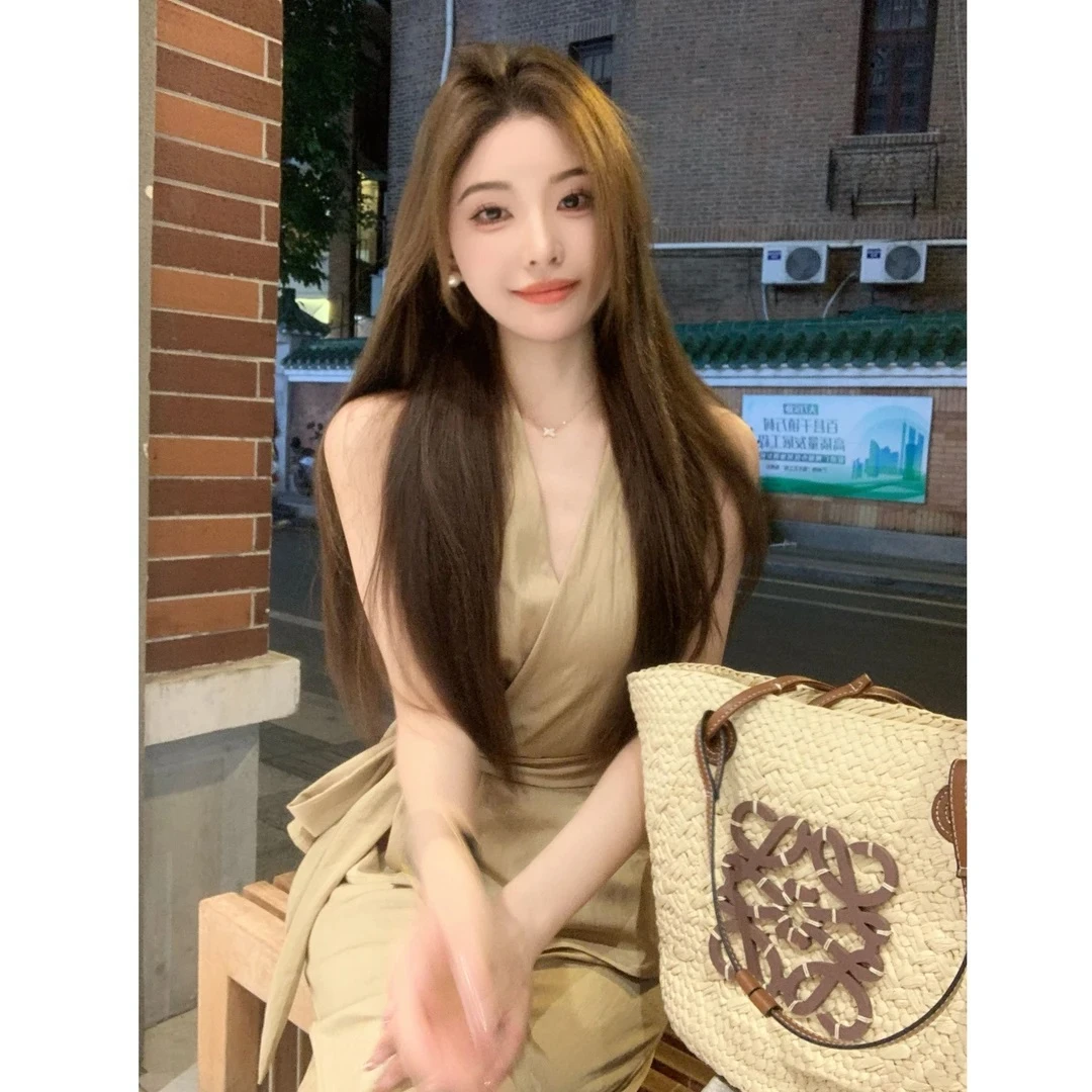 夏季法式一整套干练气质精致时髦小洋装又美又飒上衣裤子两件套装