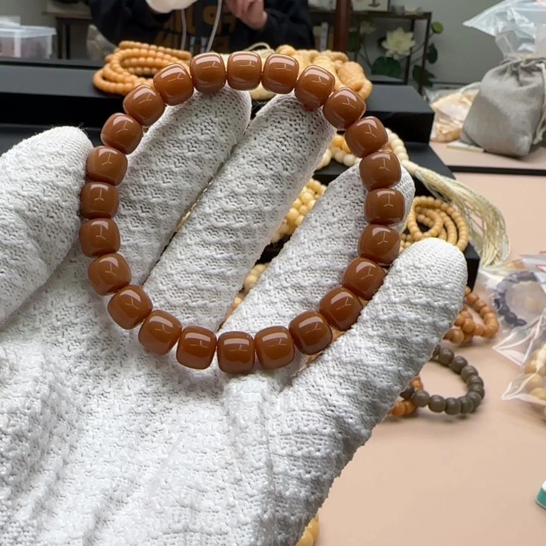 【闪购商品】菩提根/象牙果手串9.10。11年 鬼工 老蜡