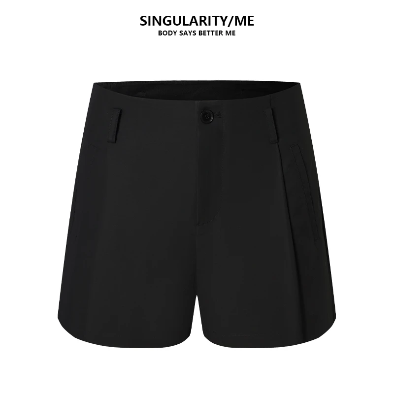 Singularity Me 7AP 6706 棉质时尚通勤A字版显瘦西装短裤