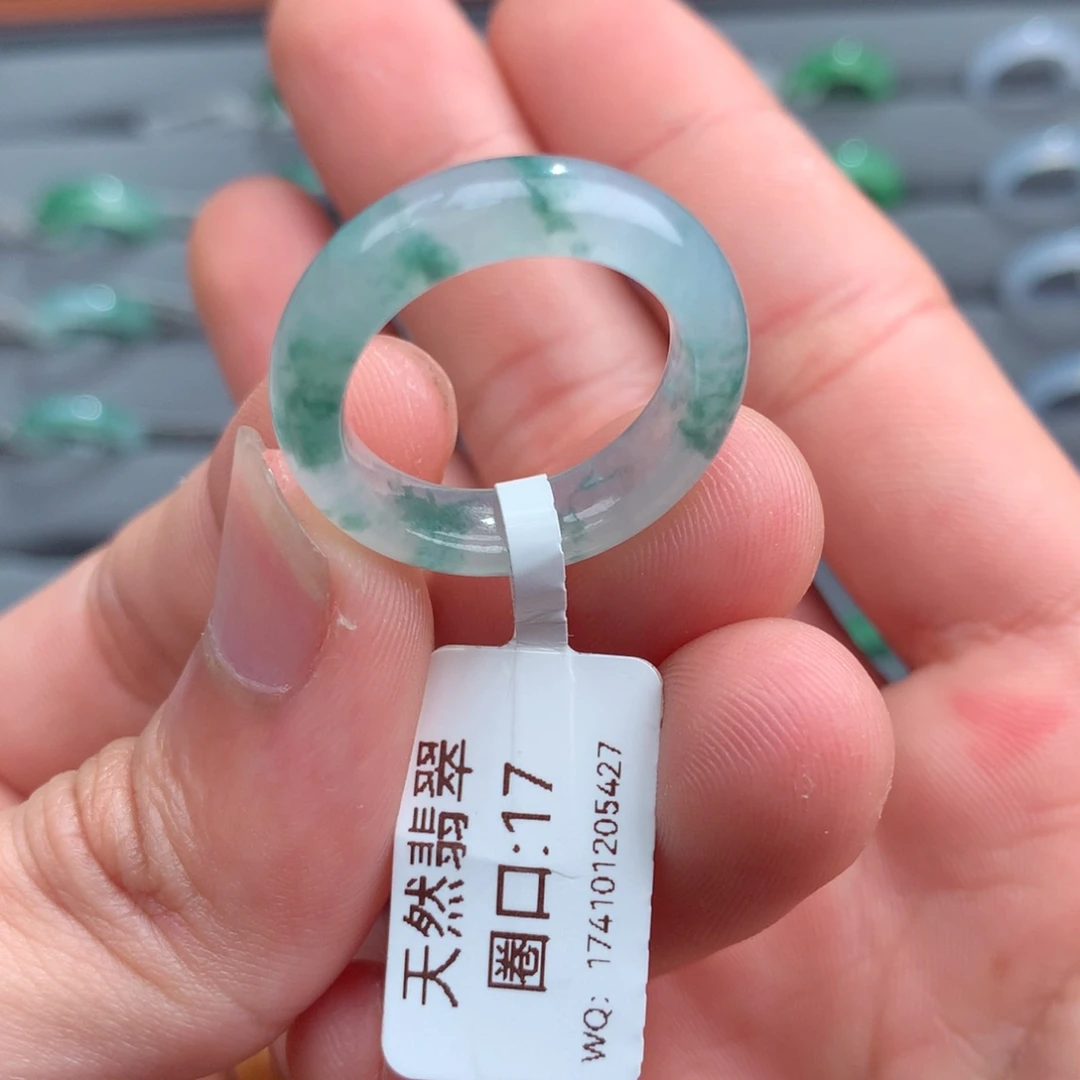 翡翠戒指未镶嵌天然