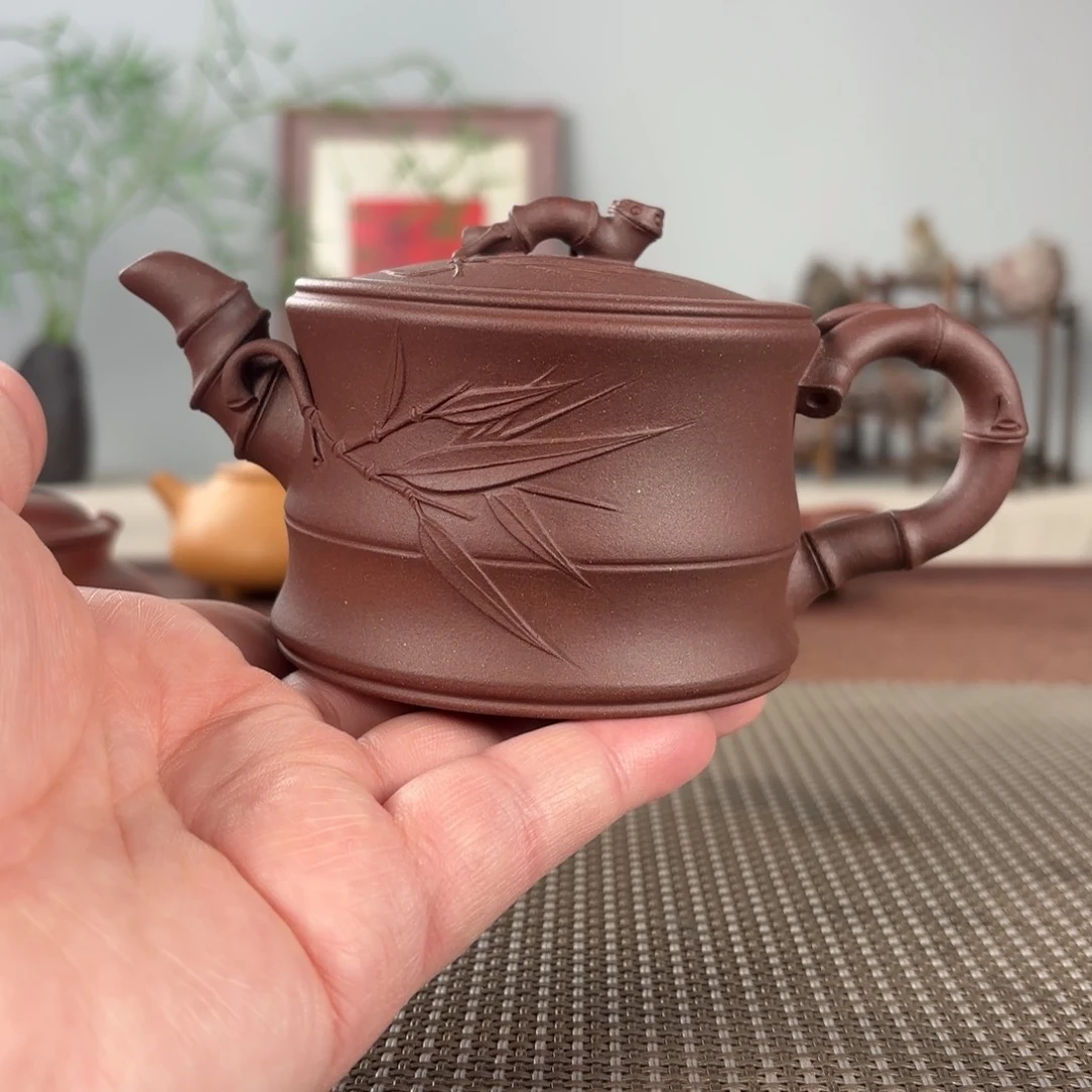 紫砂茶壶黄龙山原矿紫砂壶250