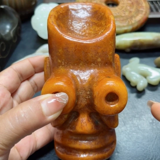 吊坠白玉菩提把件