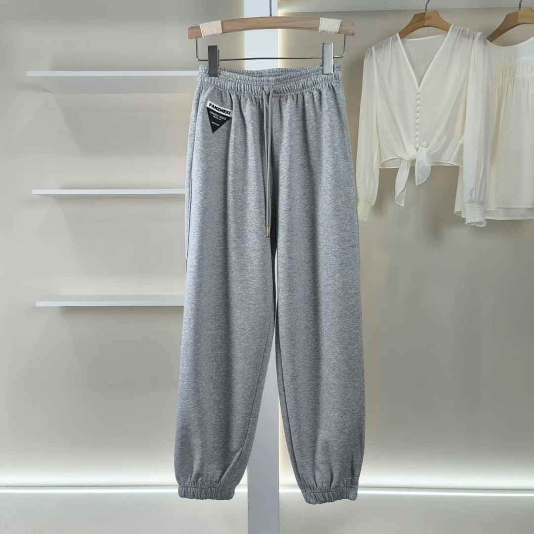 麦迪尚品【设计师Y】5040229运动风束脚休闲裤春季女装商场同款