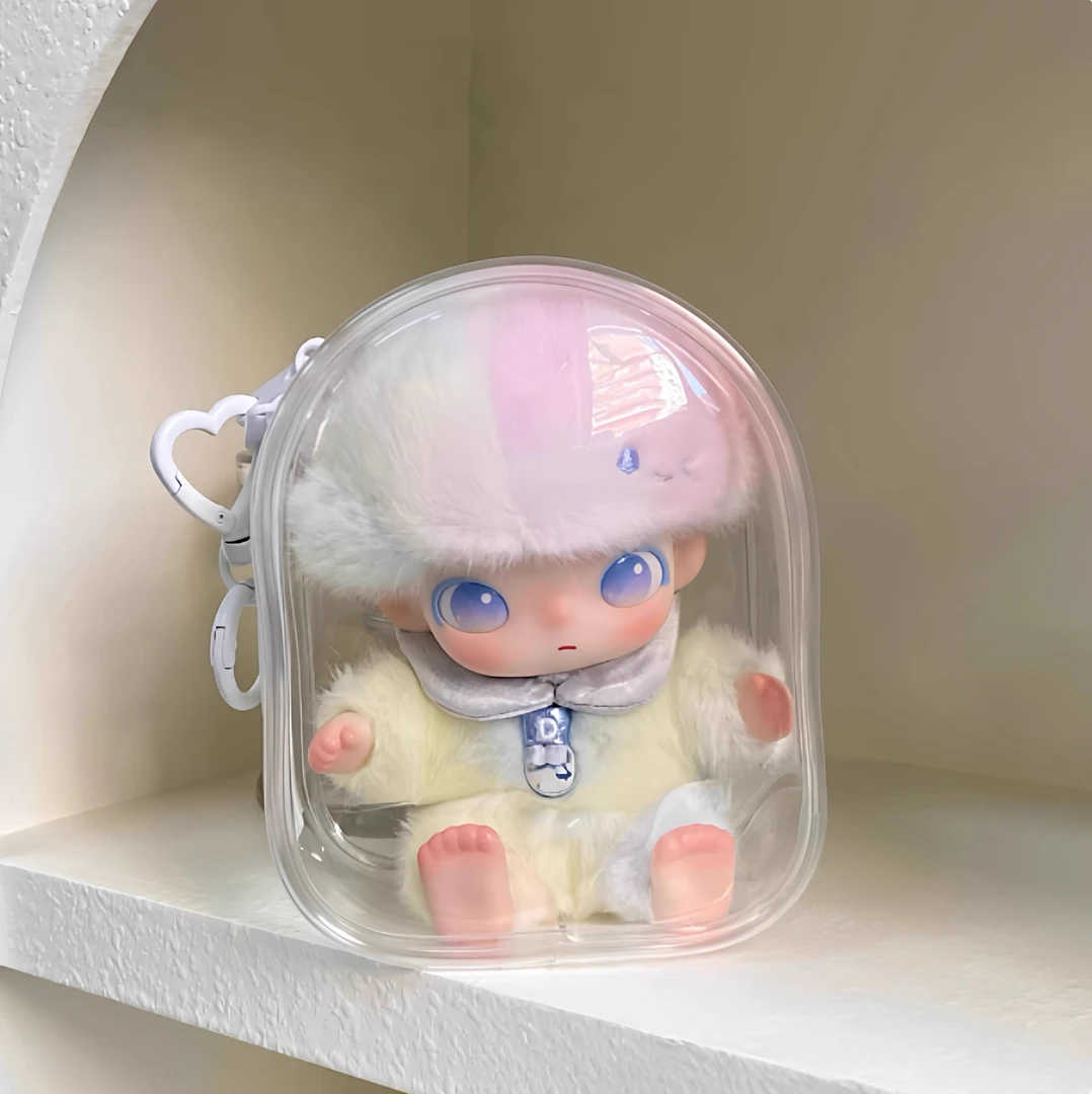 DIMOO新生日记系列搪胶保护套13cm娃包泡泡玛特棉花娃娃外出防尘