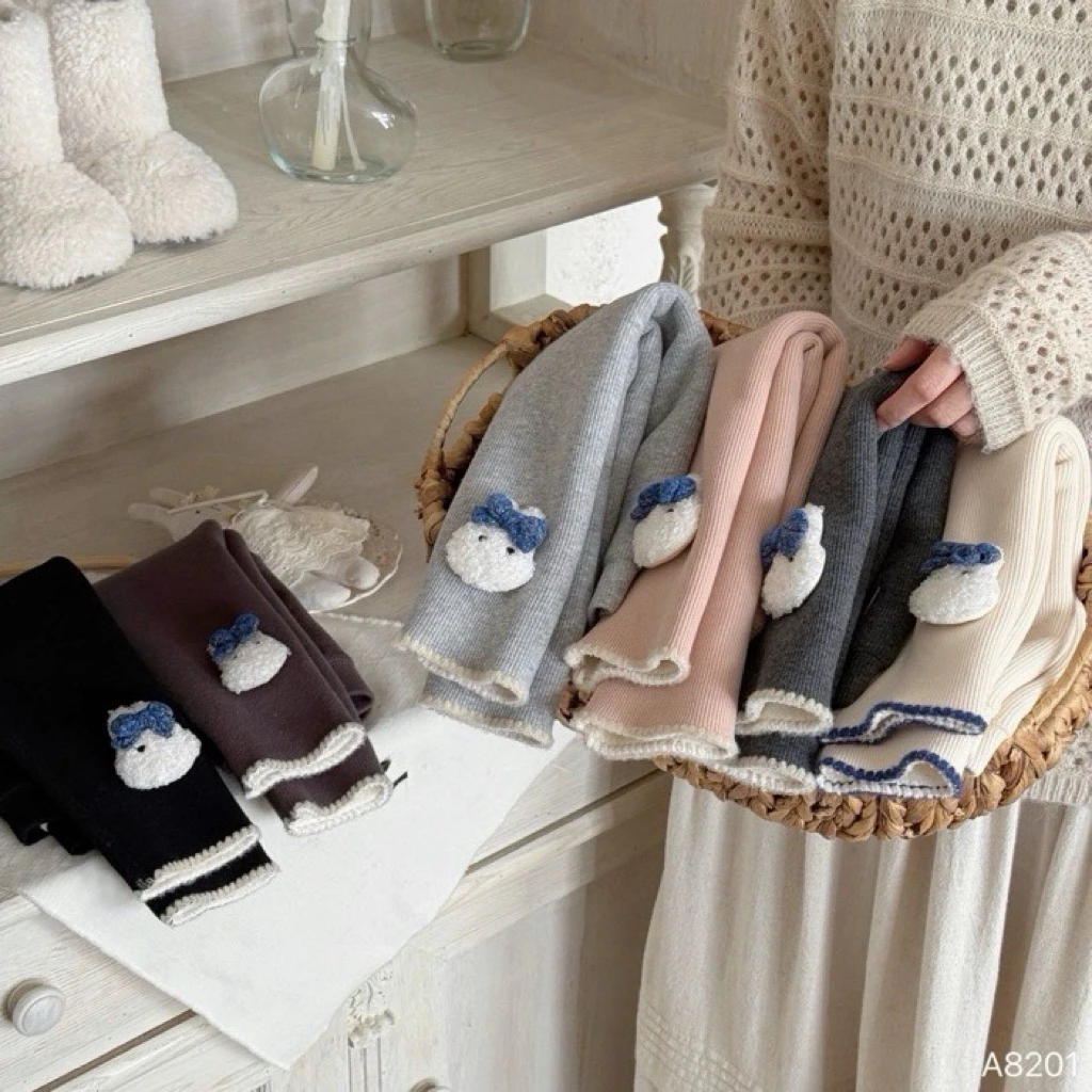 【原创设计品牌】ddk&kids A8201冬季女童800g小童加绒打底裤一体绒