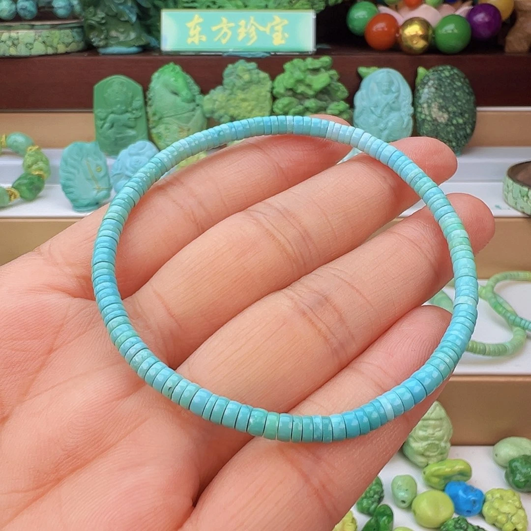 未镶嵌绿松石项链