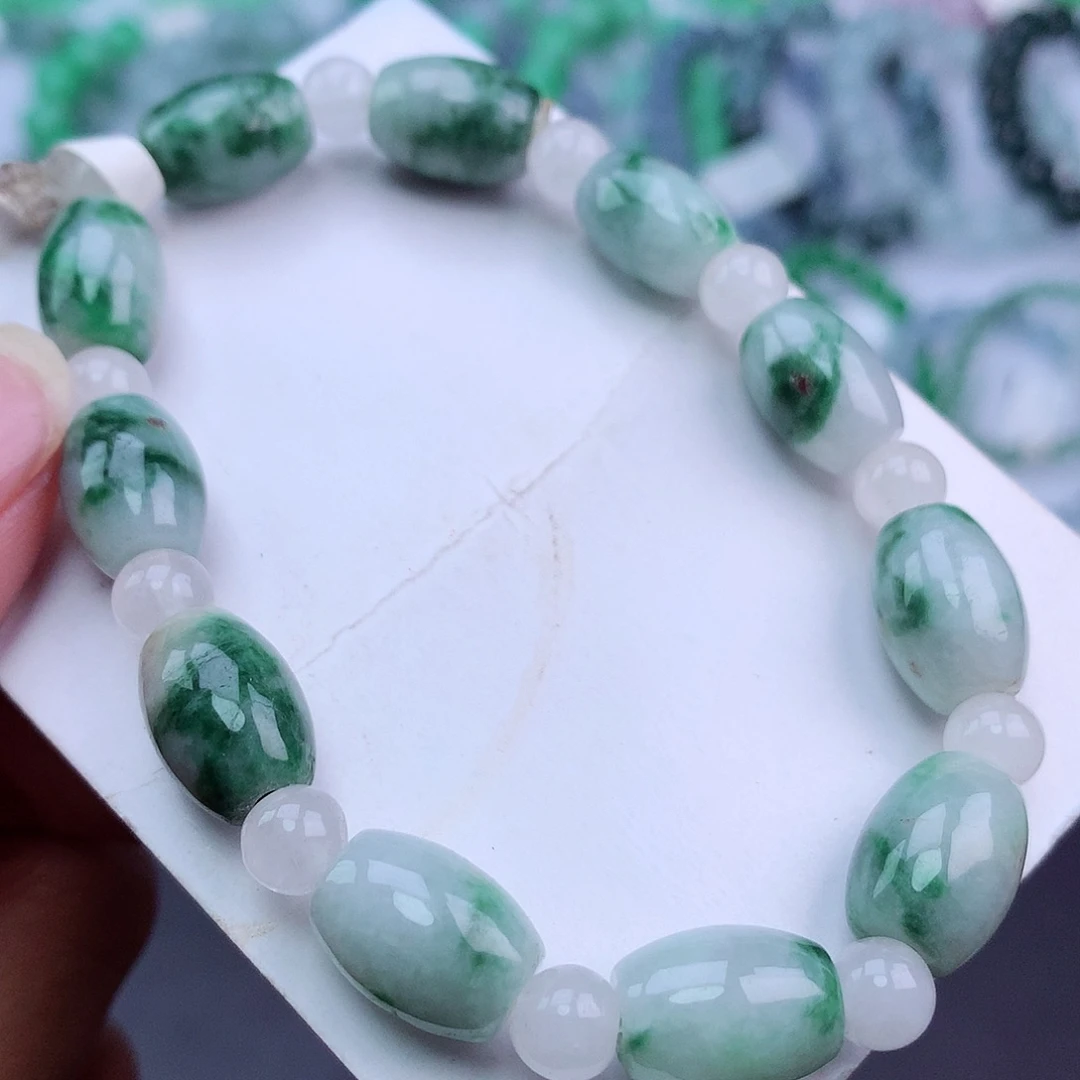 未镶嵌手链翡翠手串