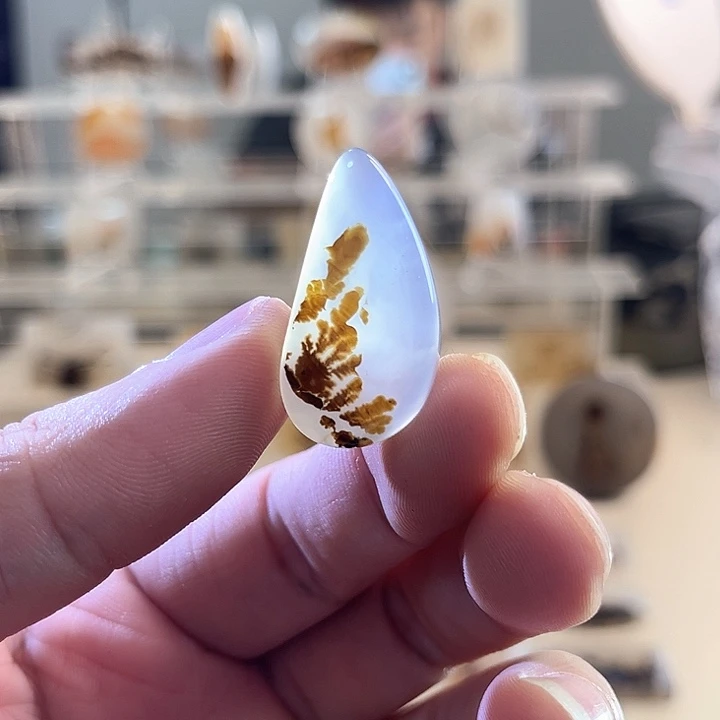 玛瑙/玉髓未镶嵌吊坠(不含链)