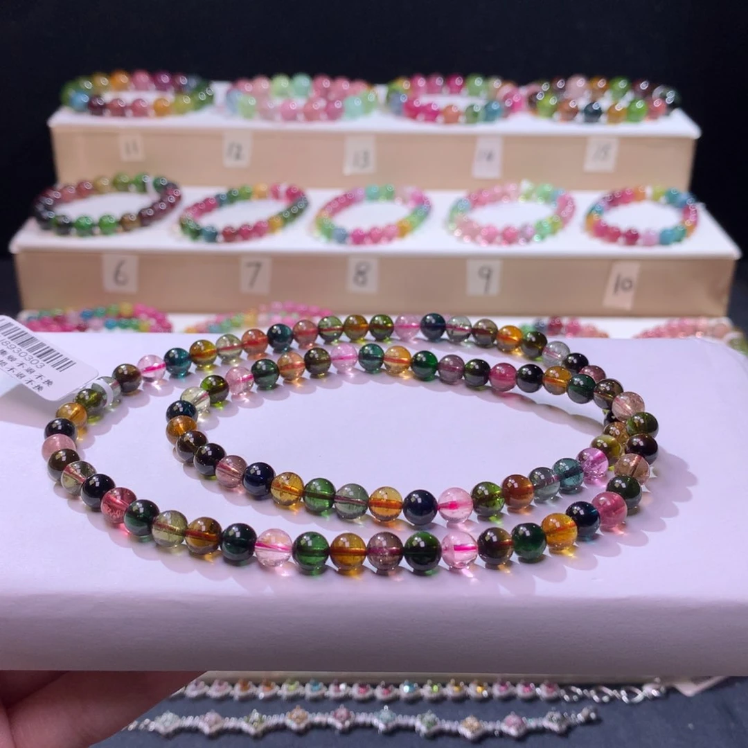 未镶嵌手链碧玺碧玺