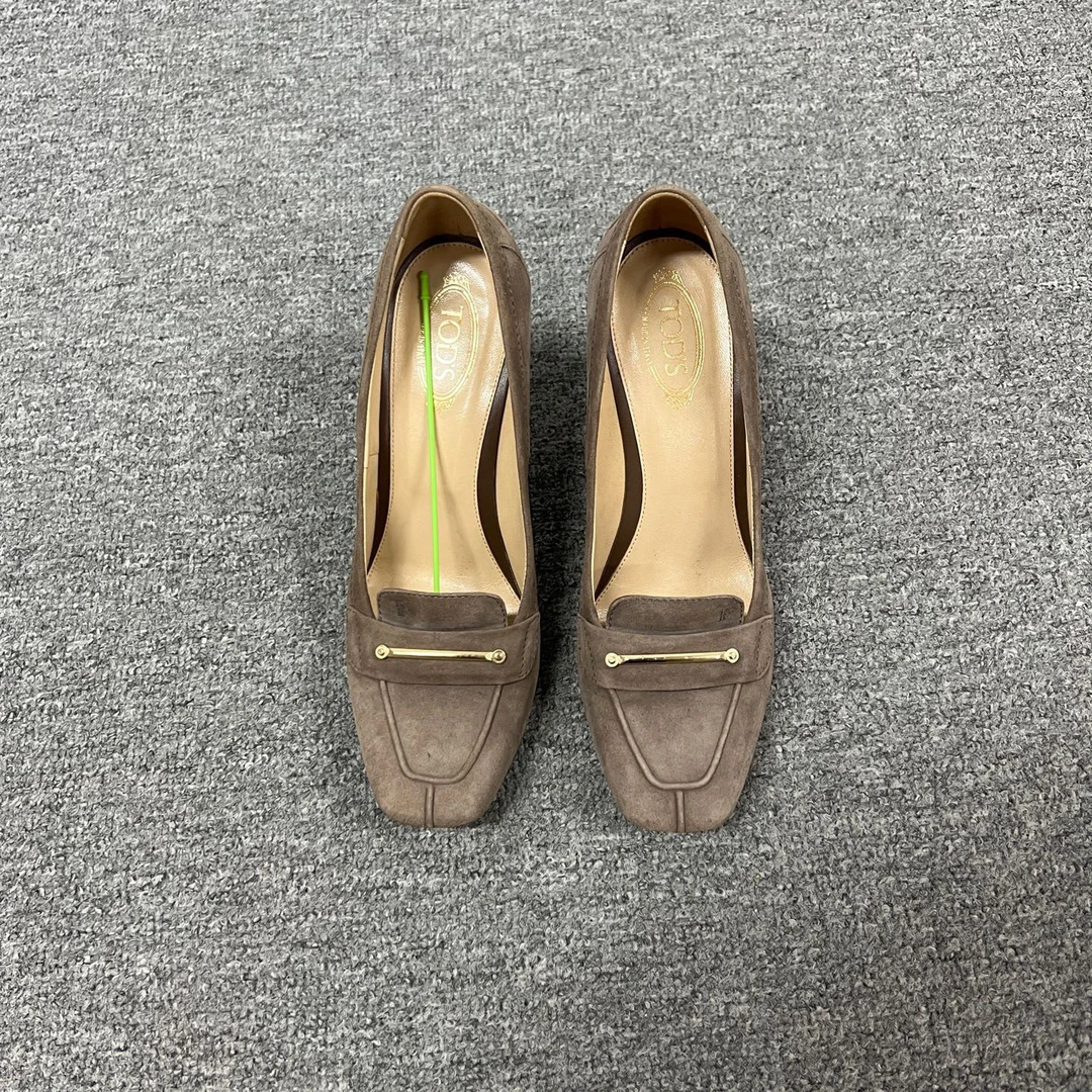 99新 AMIPARIS 托德斯 麂皮 高跟鞋36.5码