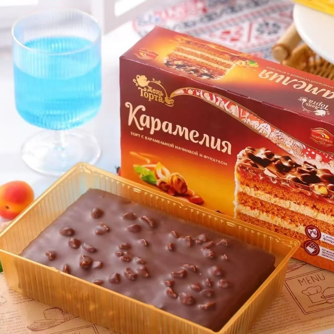 八分场lzp太妃榛子提拉米苏口味蛋糕西式奶油巧克力千层零食400g