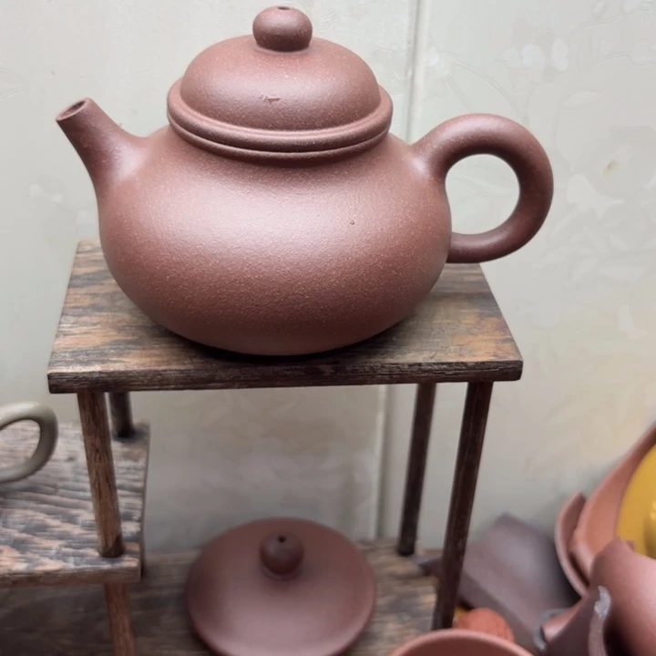 紫砂茶壶原矿半手工紫泥容天200cc