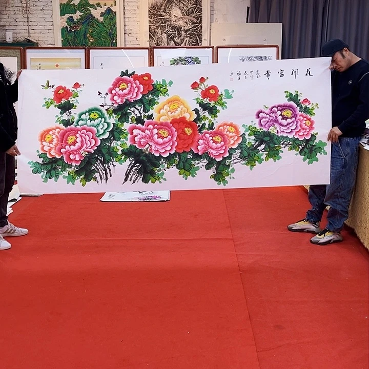 国画手绘的小卡也太好看了吧