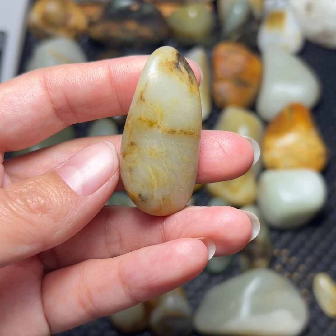 和田玉未镶嵌挂件119