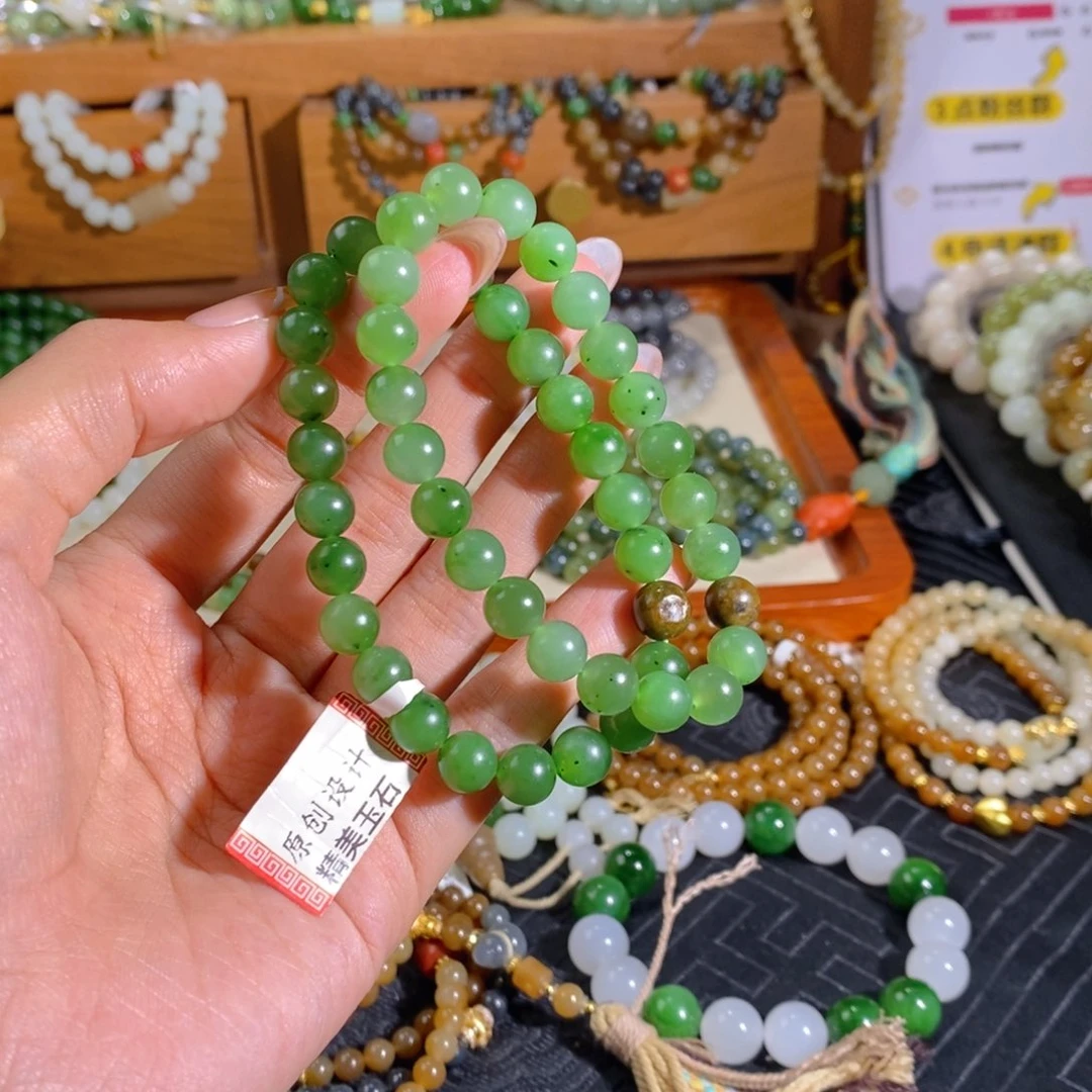 和田玉未镶嵌手链多样性发货拍一发一