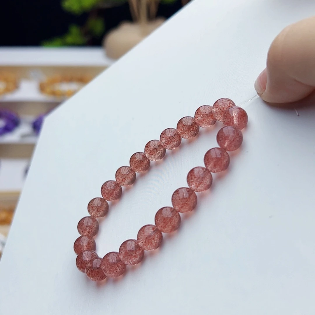 水晶手链未镶嵌草莓8.7mm19.95