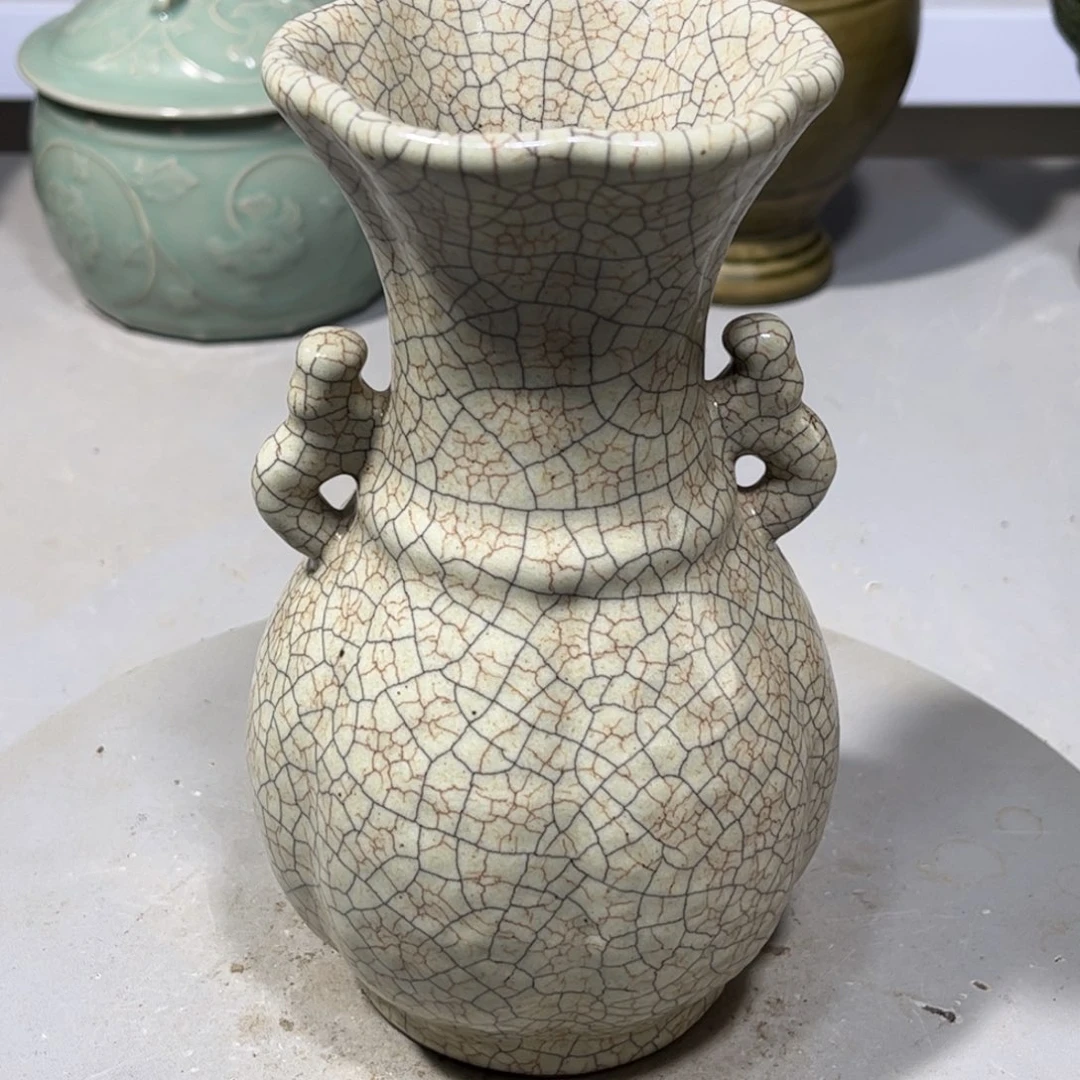 瓶哥窑瓷器品相完美
