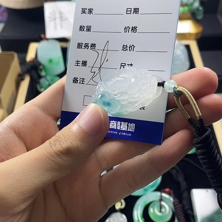 颈饰未镶嵌翡翠貔貅