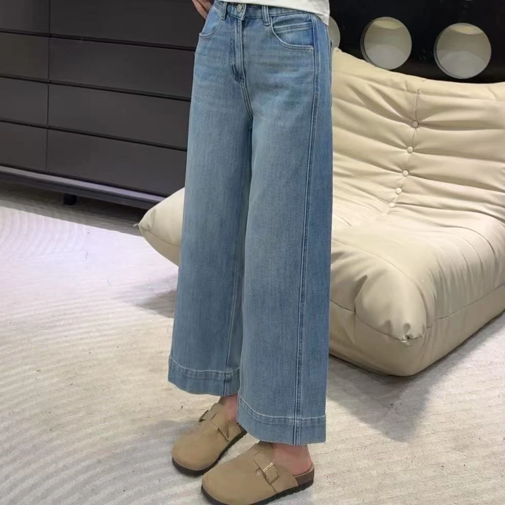 DALIANSU/大脸酥-4248   春季百搭显瘦九分直筒牛仔裤