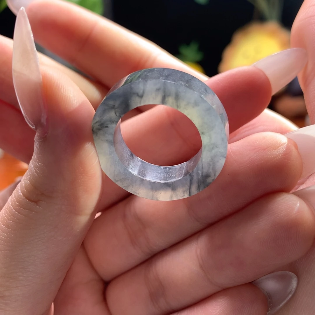 定制翡翠未镶嵌烟雨乌鸡16-20