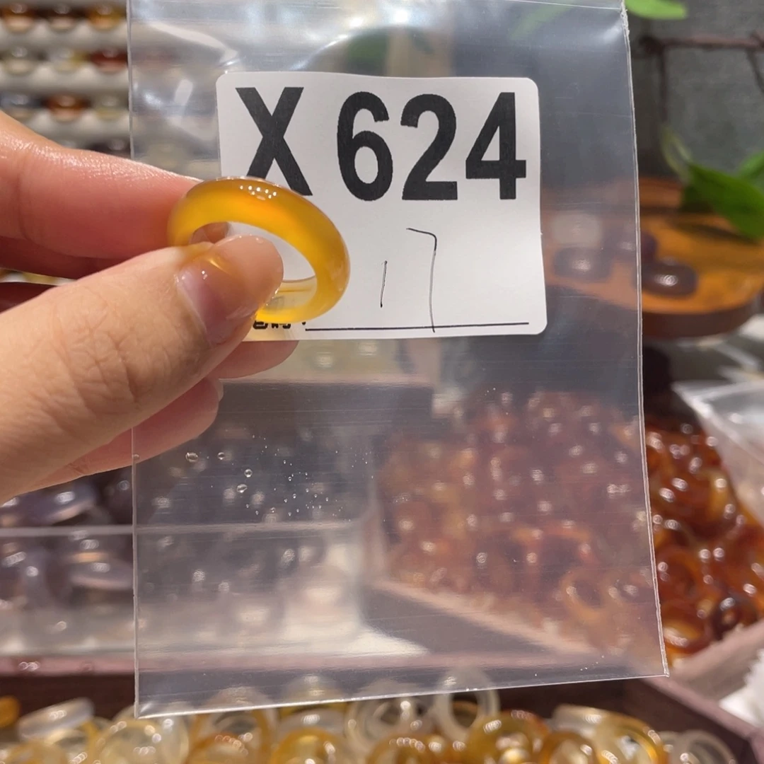 玛瑙/玉髓未镶嵌戒指624