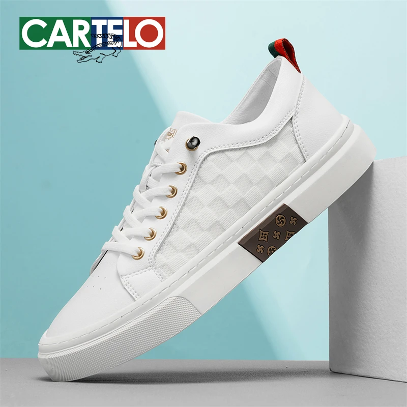 卡帝乐鳄鱼秋冬网面潮流小白鞋男鞋透气板鞋男款一脚蹬男鞋休闲鞋