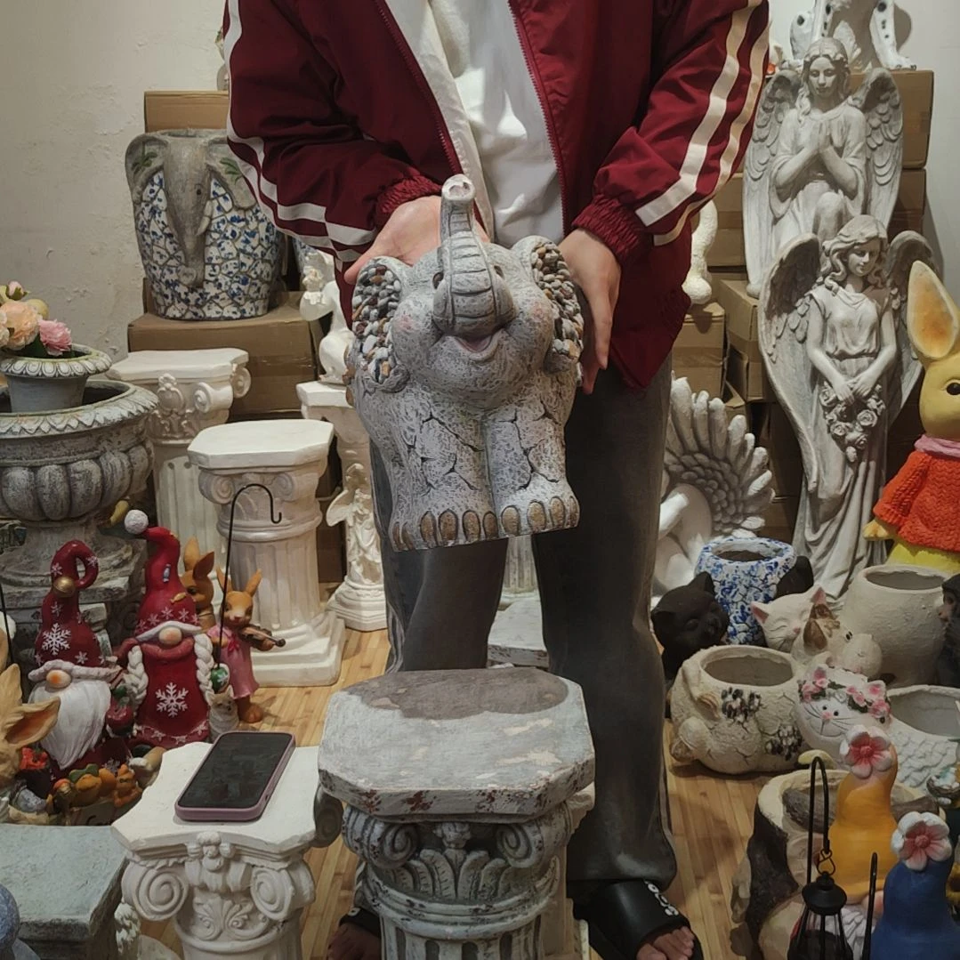 合成树脂大象花盆