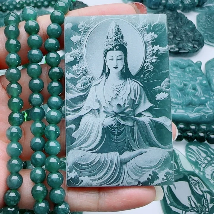 ****࿐翡翠未镶嵌颈饰多样性发货天然A货翡翠