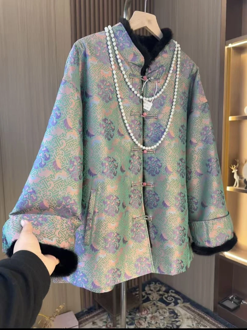 贵媚新中式外套新款年轻款上衣女国风外套13523—芙姿FZ-九七