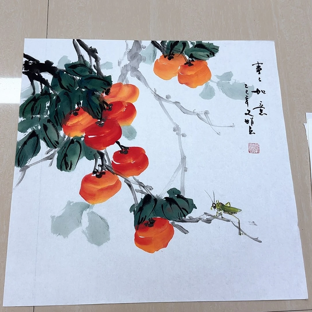 国画国画作品展。国画