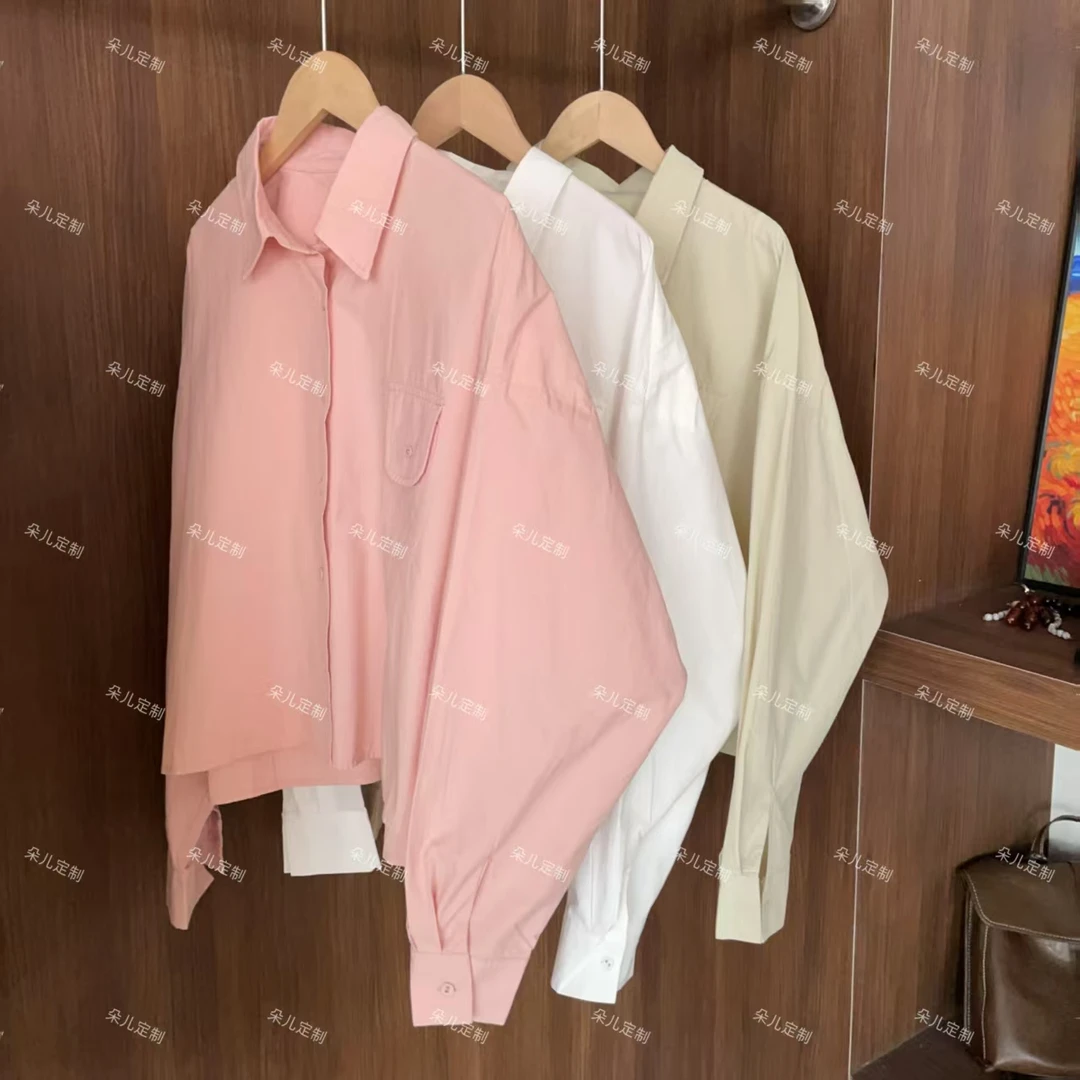 朵儿定制 夏季简约时尚休闲百搭衬衫外套 IX03