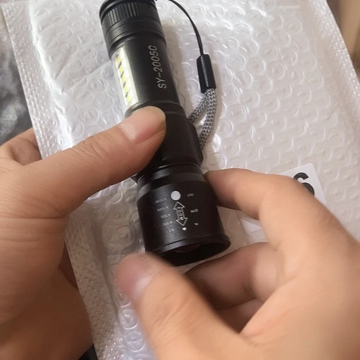 强光激光手电头灯推子536