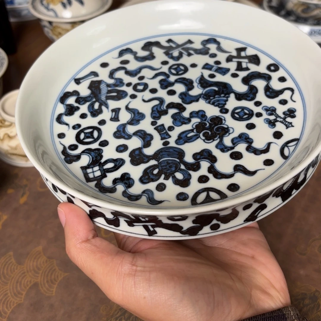 摆件景德镇手绘茶器微瑕