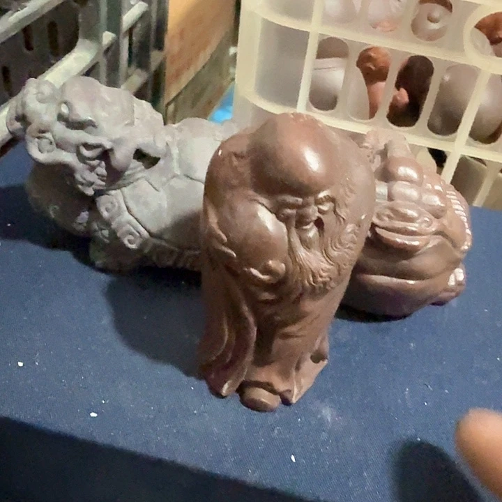 紫砂茶宠雕塑瑕疵茶宠