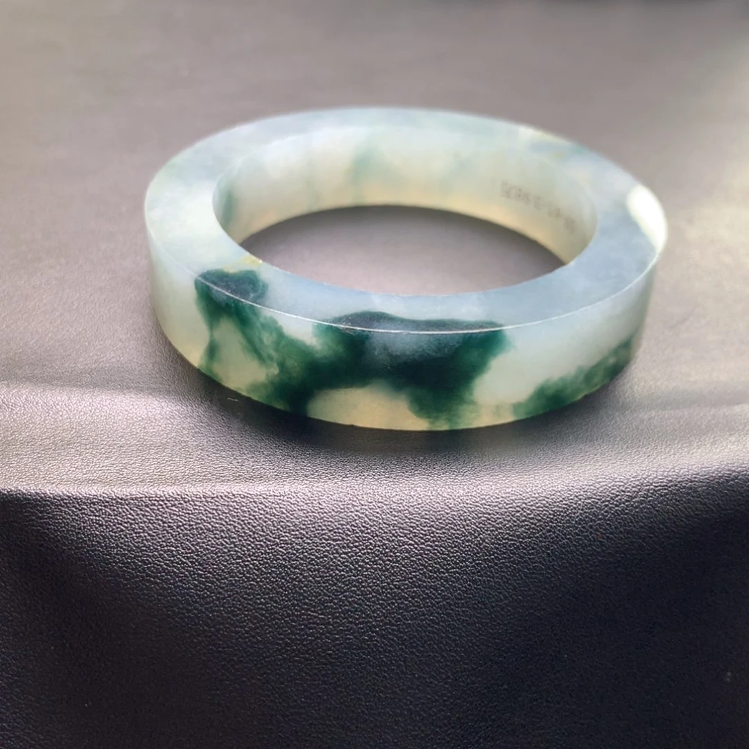 定制翡翠未镶嵌手镯定制不退不换