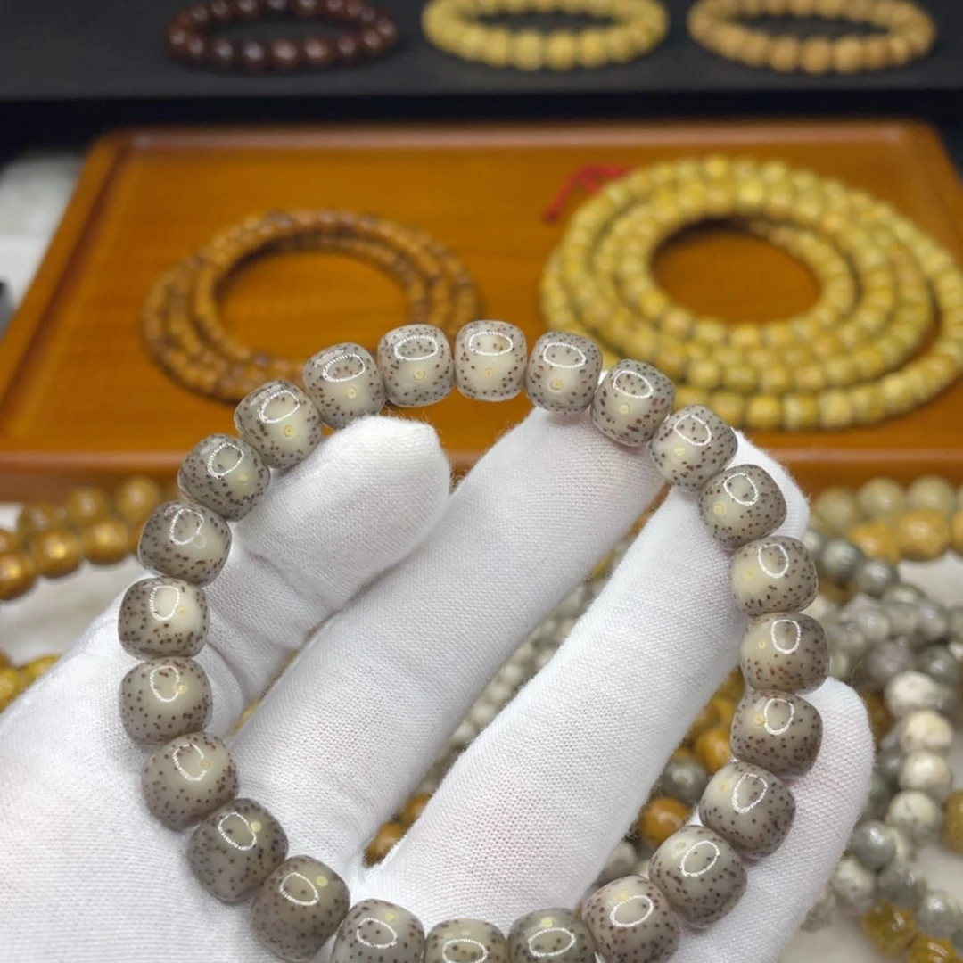 【闪购商品】手串星月菩提银标款9.5冰糖月朗星稀