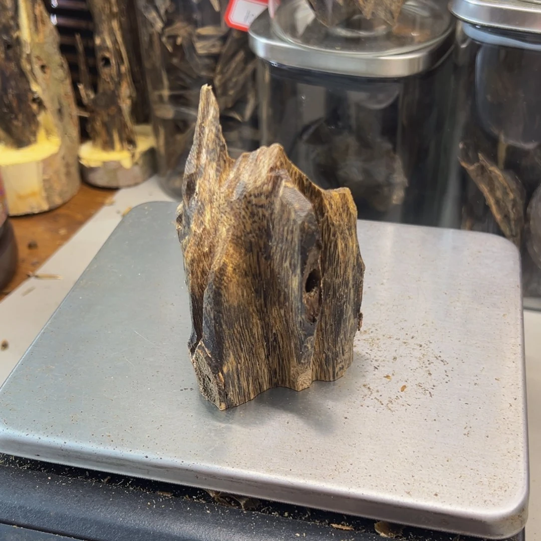 沉香碎屑沉香绿棋虫漏60克