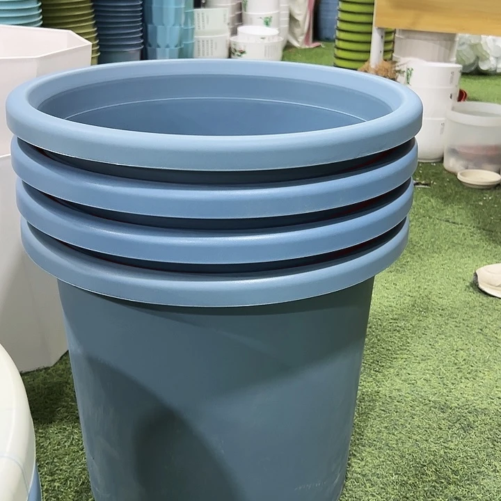 微瑕四季9号口46高40蓝色4个无托