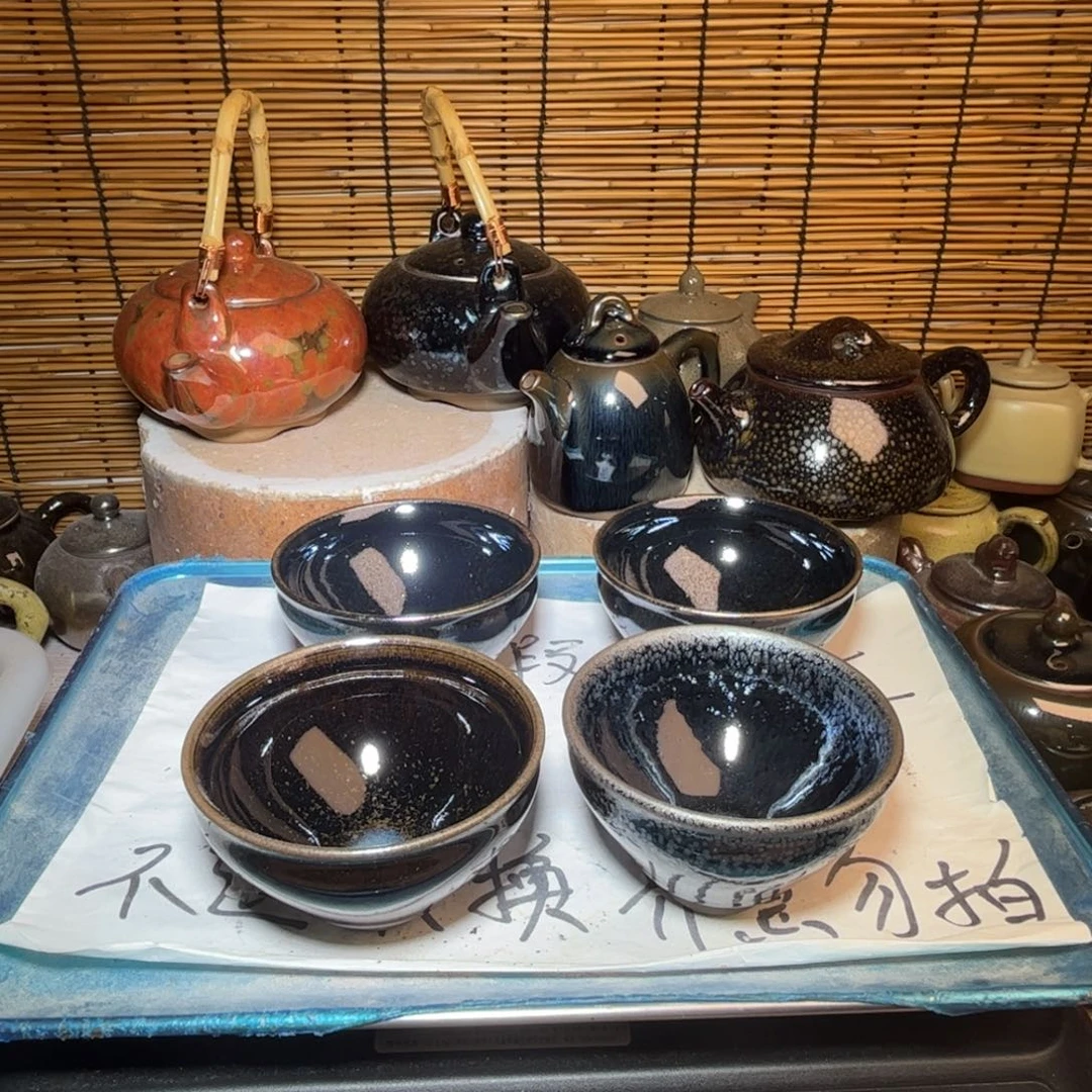 茶盏建窑建盏 微瑕作品