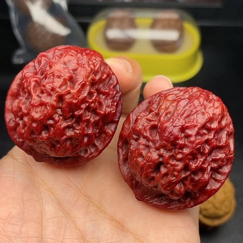 【闪购商品】把件文玩核桃42尺麒麟纹狮子