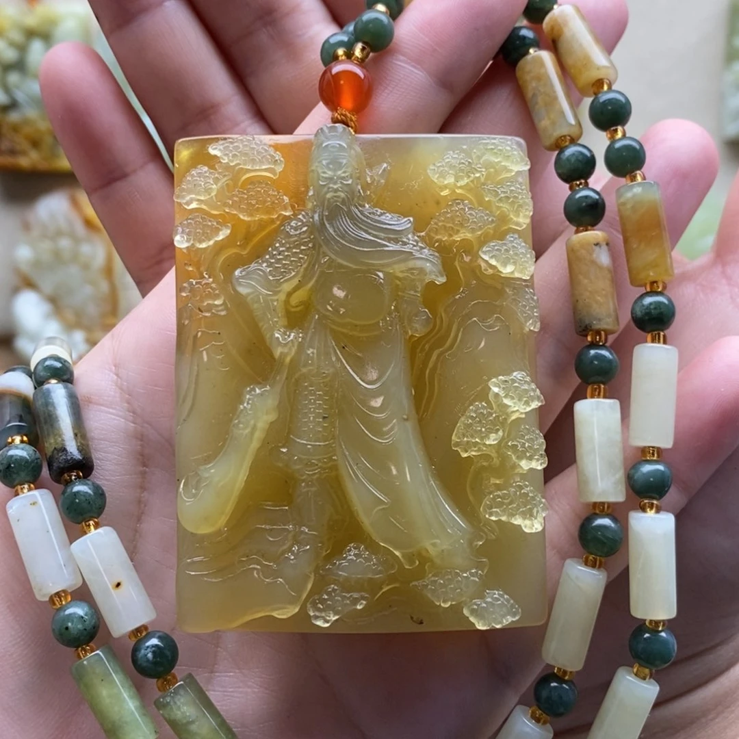 【闪购商品】未镶嵌岫玉颈饰报*次关公