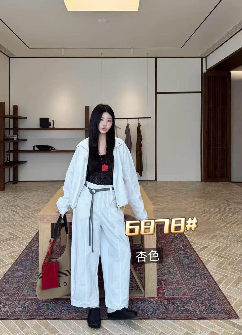 6878 鹰大~韩系老钱风百搭休闲裤